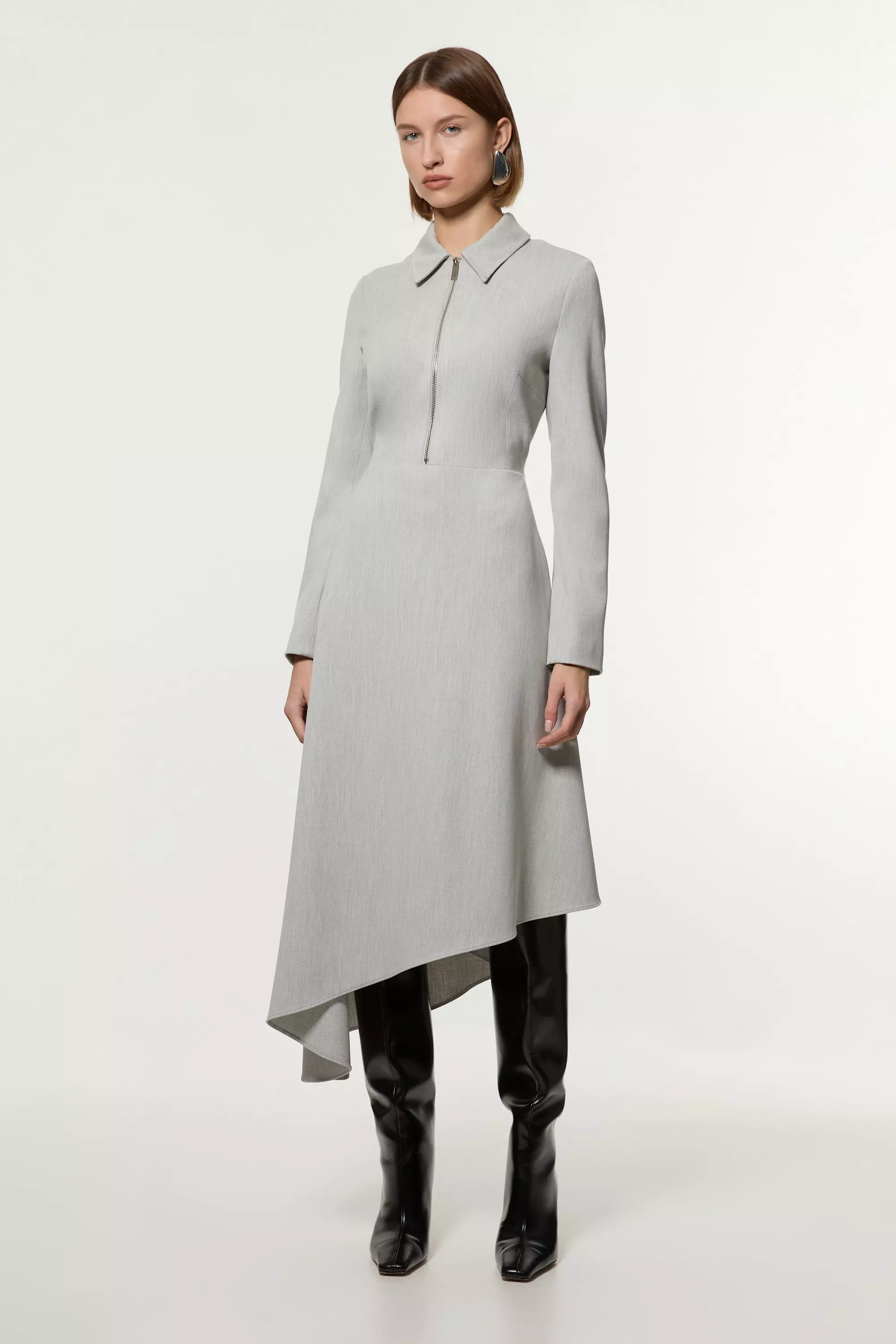 Slim Sleeveless Maxi Bodycon Dress | Black | Tommy Hilfiger